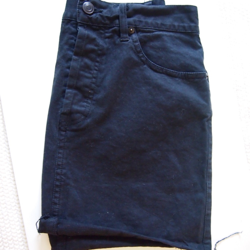 Black Denim Mini Skirt by Brandy Melville